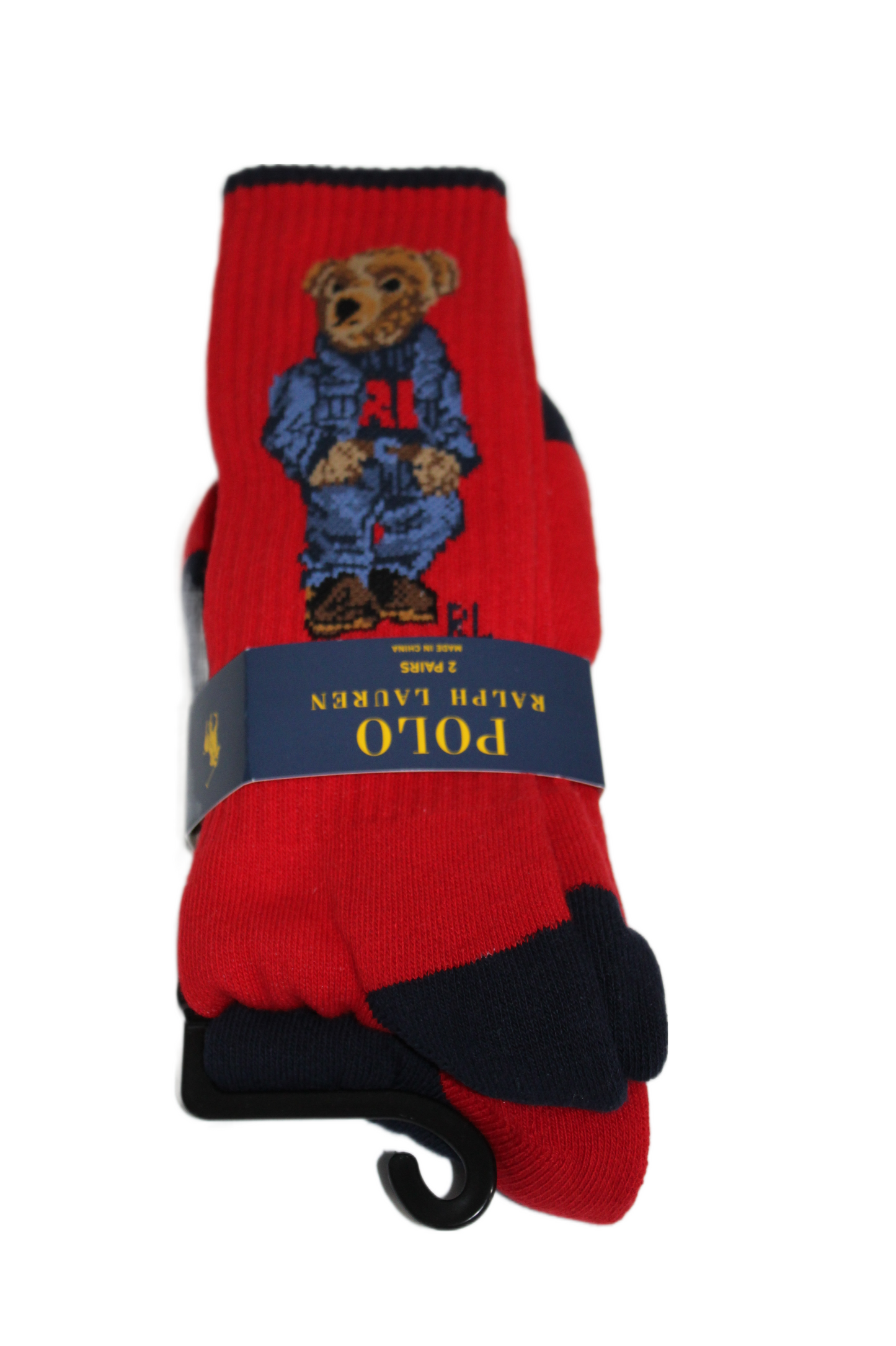 Ralph Lauren Polo bear sock in two pack