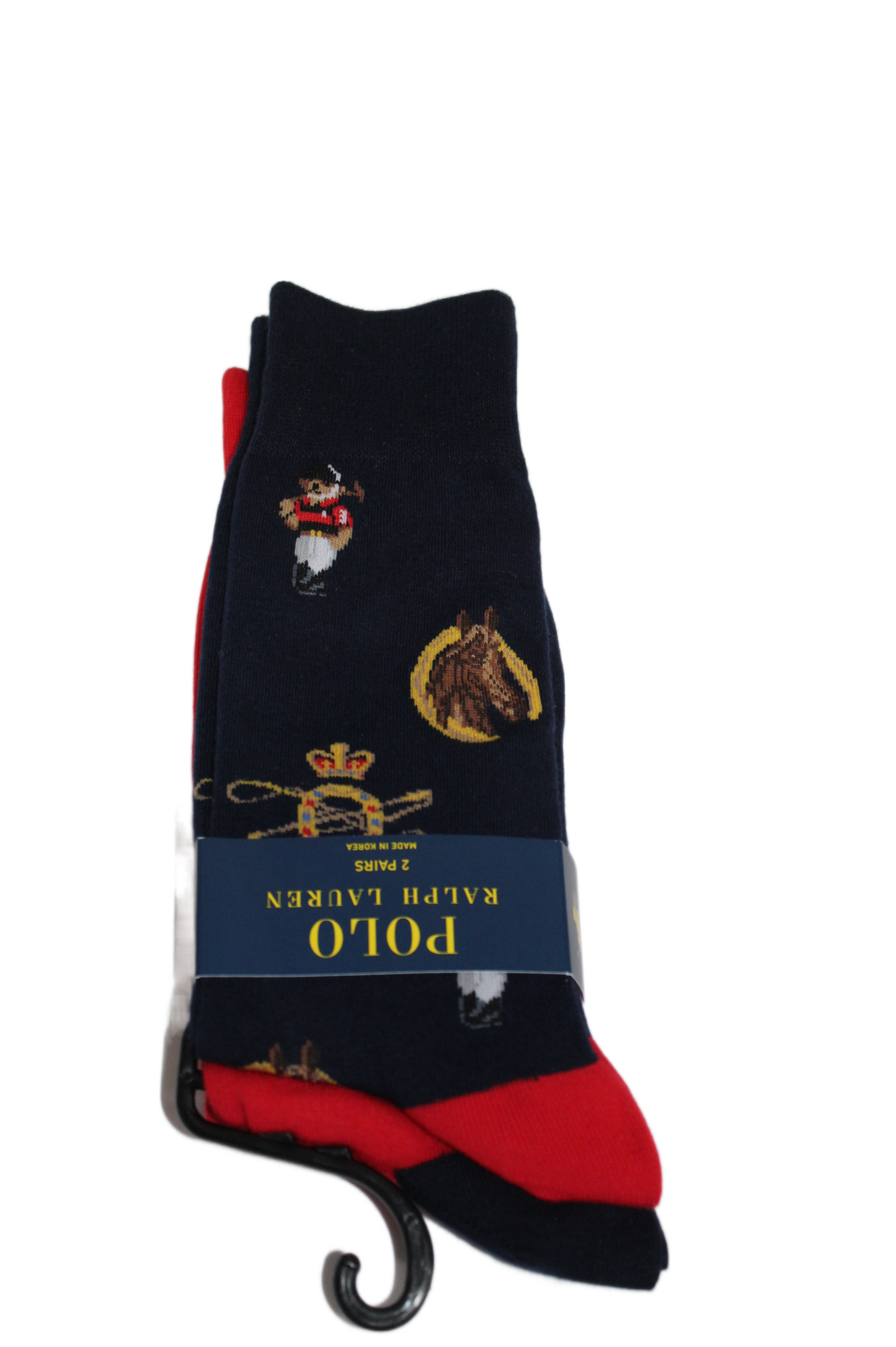 Ralph Lauren Polo bear sock in two pack