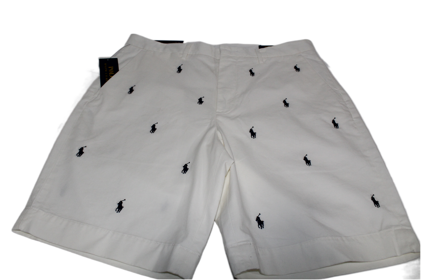 Polo white shorts