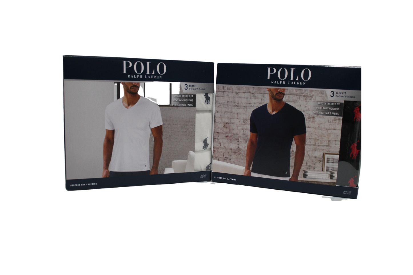 Polo V-Neck slim fit t-shirt