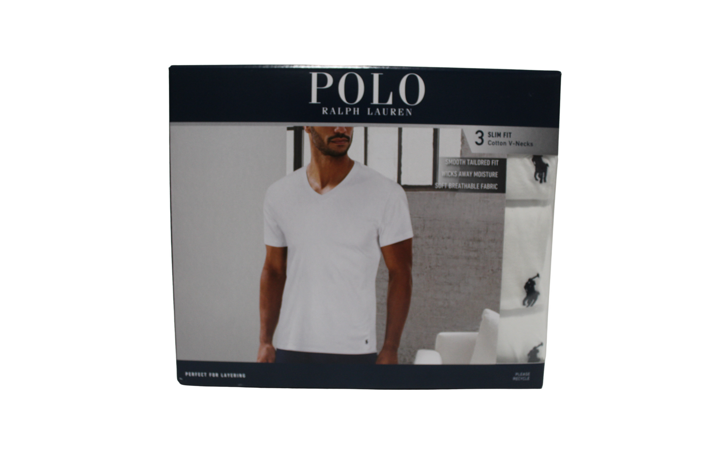 Polo V-Neck slim fit t-shirt